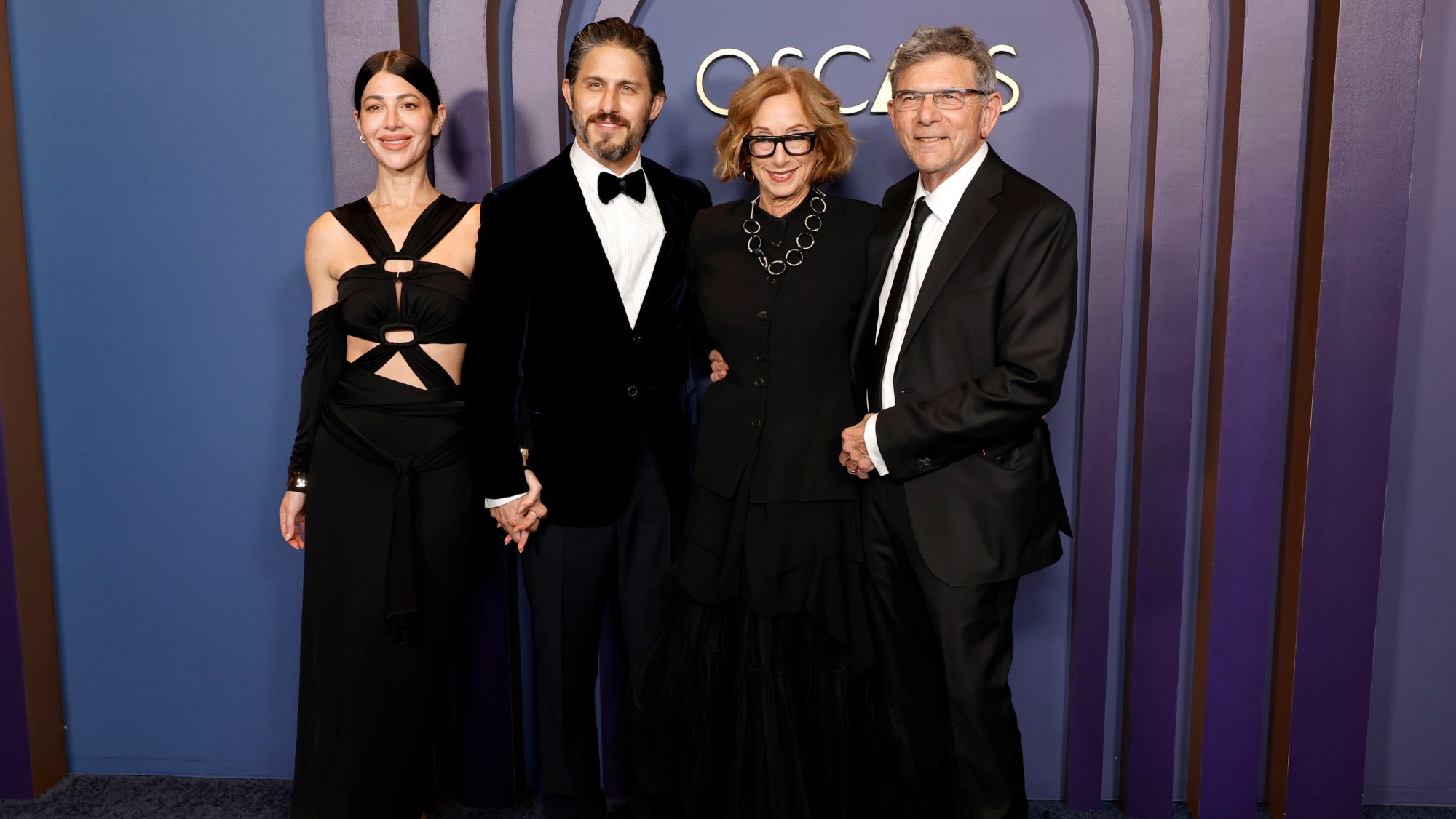 Michelle Satter and her family pose at the Governors Awards.