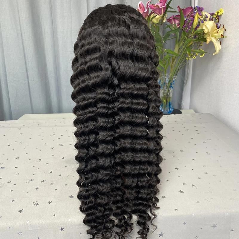 Deep Wave V Part Wigs Beginner Friendly Undetectable Leave Out Anna Beauty Hair