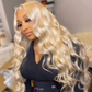 Anna Beauty Hair 613 Blonde Body Wave 13x4 4x4 13x5 T Part Transparent Lace Wigs 100% Virgin Human Hair Wigs