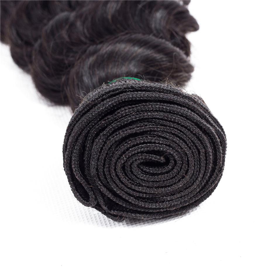 Brazilian 10A Grade Deep Wave 4 Bundles 100% Virgin Human Hair Extension Bling Hair