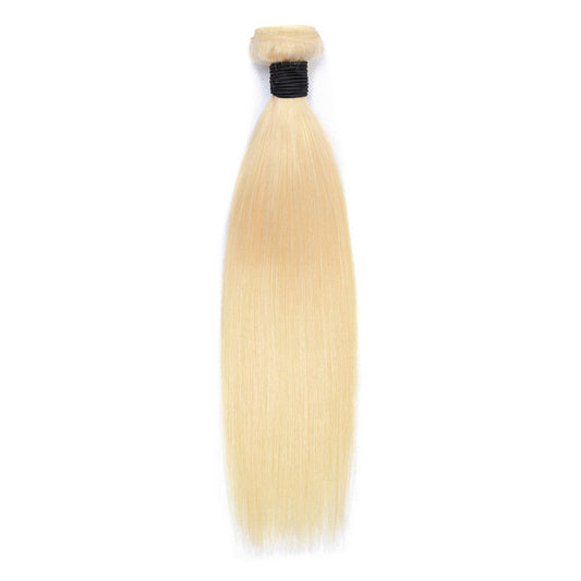 Straight Hair 10A Grade 100% Virgin Human Hair 1 Bundle Deal 613# Color Bling Hair