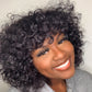 Luscious Bubble Curl Wig With Bang