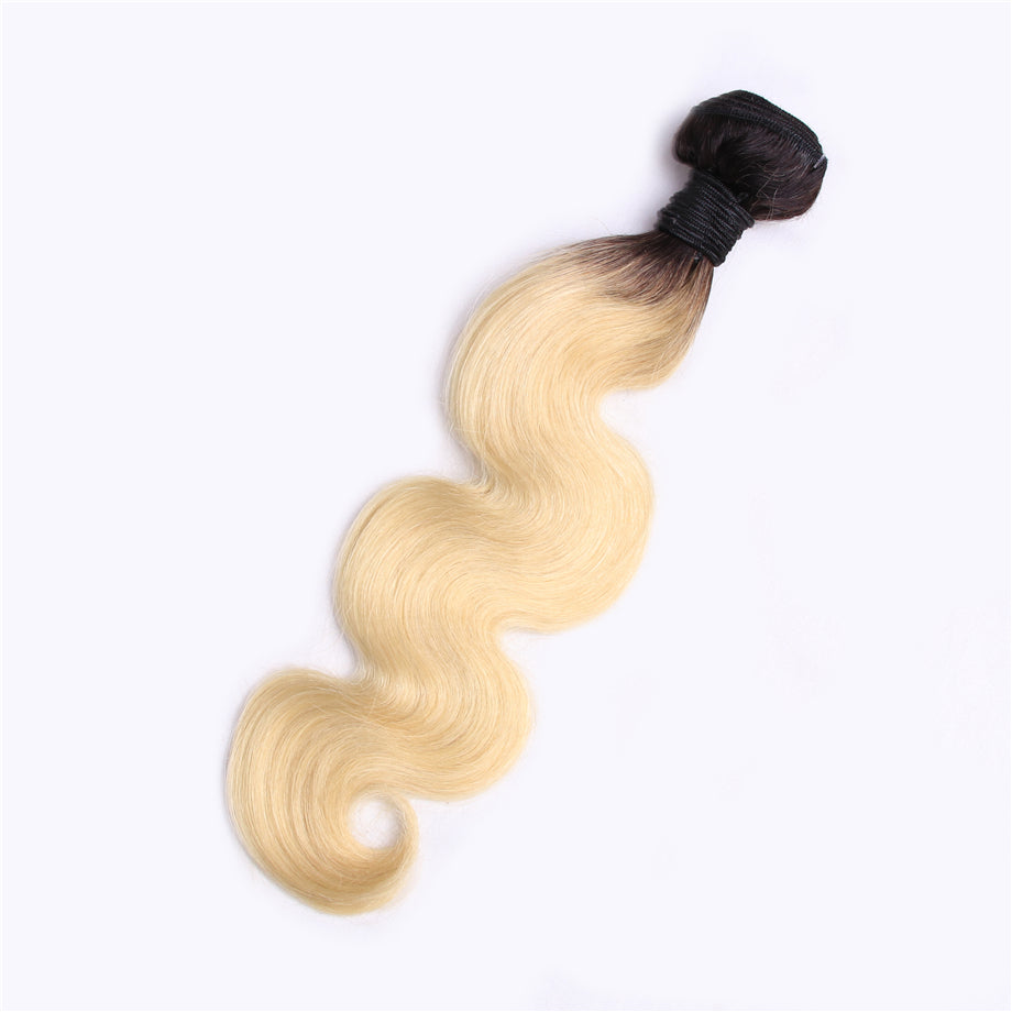 1 Bundle Deal 1B/613#  Color Body Wave 10A Grade 100% Human Hair Color Anna Beauty Hair