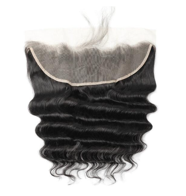 Malaysian Loose Deep Bundles With 13×4 Lace Frontal 10A Grade 100% Human Virgin Hair Bling Hair