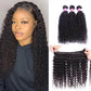 Brazilian Kinky Curly 3 Bundles 100% Human Hair Weave Bundles Virgin Hair Extension Bling Hair