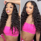 Brazilian Water Wave Wig 13*4 Transparent Lace Front Wigs 180%&150% Density Human Hair Wigs Anna Beauty Hair