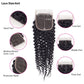 Malaysian Kinky Curly Hair 3 Bundles With 4×4 Closure 10A Grade 100% Human Virgin Hair Bling Hair